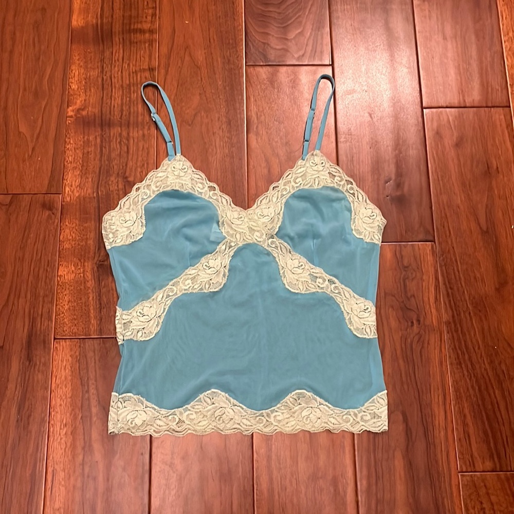 Mary Green Sheer Lace Camisole